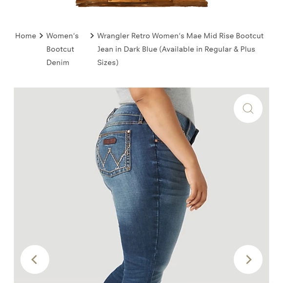 NWT Wrangler Retro Rae Mid Rise Jeans - Picture 3 of 12